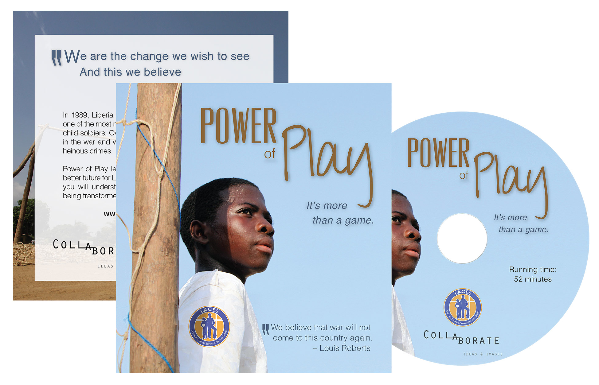 Power of Play Documentary DVD cover and sleeve design. Stephanoff Media